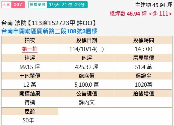 關廟拍賣透天-2