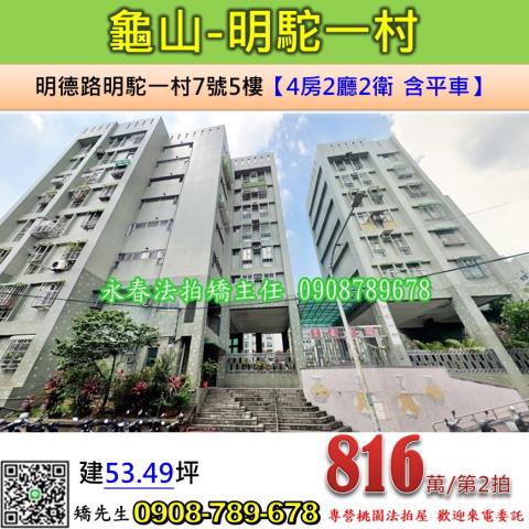 桃園龜山法拍華廈-1