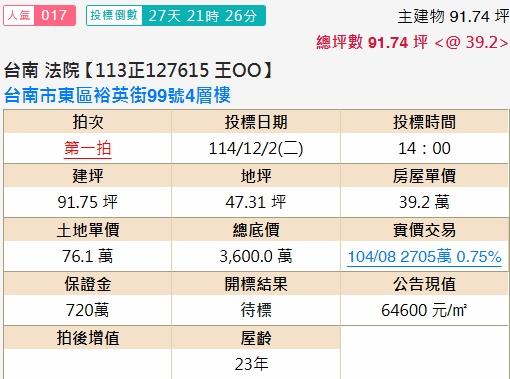 東區透天法拍-2