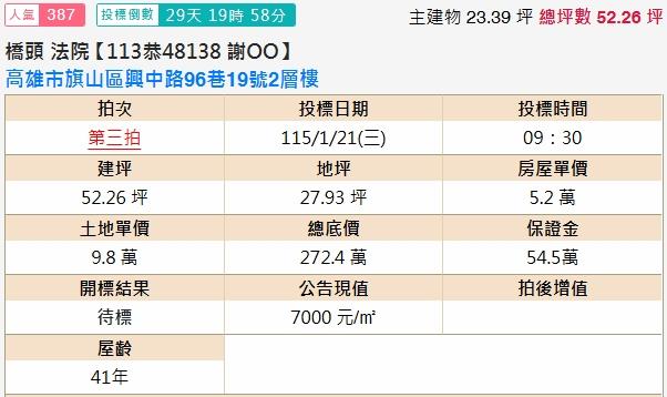 旗山拍賣透天-2
