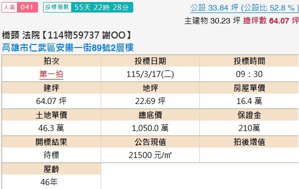 高雄仁武透天法拍-2