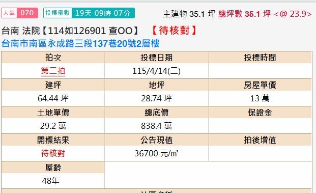 台南南區法拍透天-2