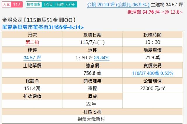 屏東屏東市大樓法拍-2