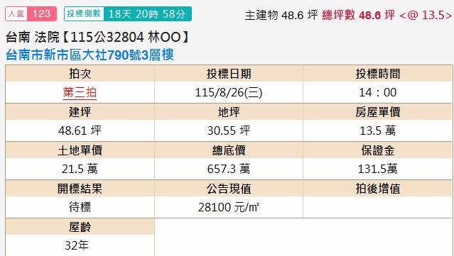 新市透天拍賣-2