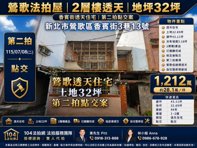 新北鶯歌法拍透天-1