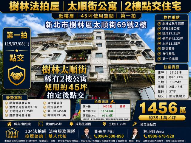 蘆洲公寓法拍-1