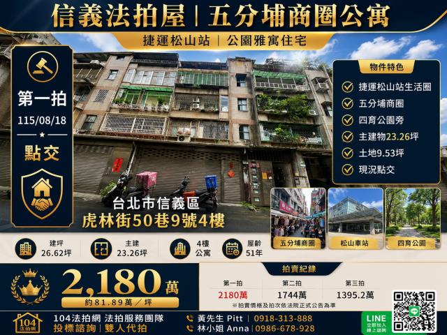 台北拍賣公寓-1