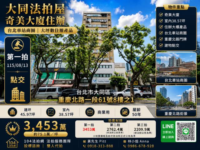 台北大同區大樓法拍-1