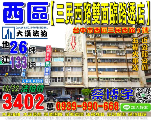 西區三民西路透天店面