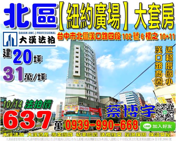 北區法拍紐約廣場套房