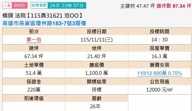 高雄拍賣透天-2