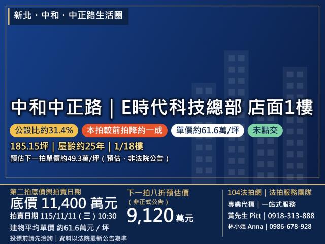 新北中和法拍店面-1