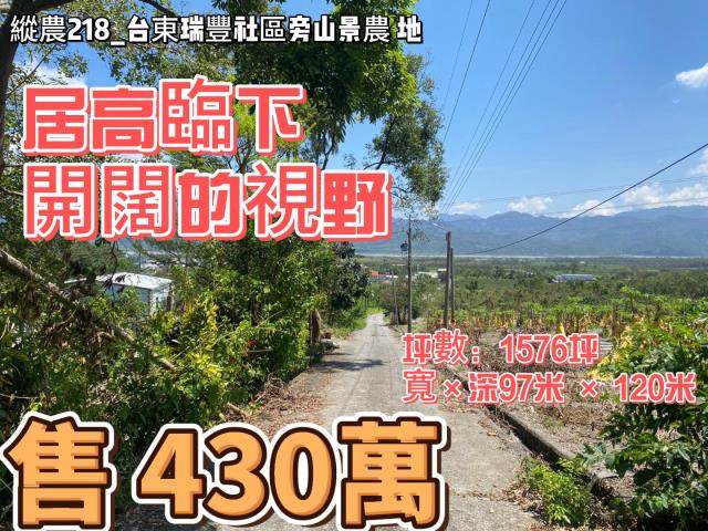 台東瑞豐社區旁山景農